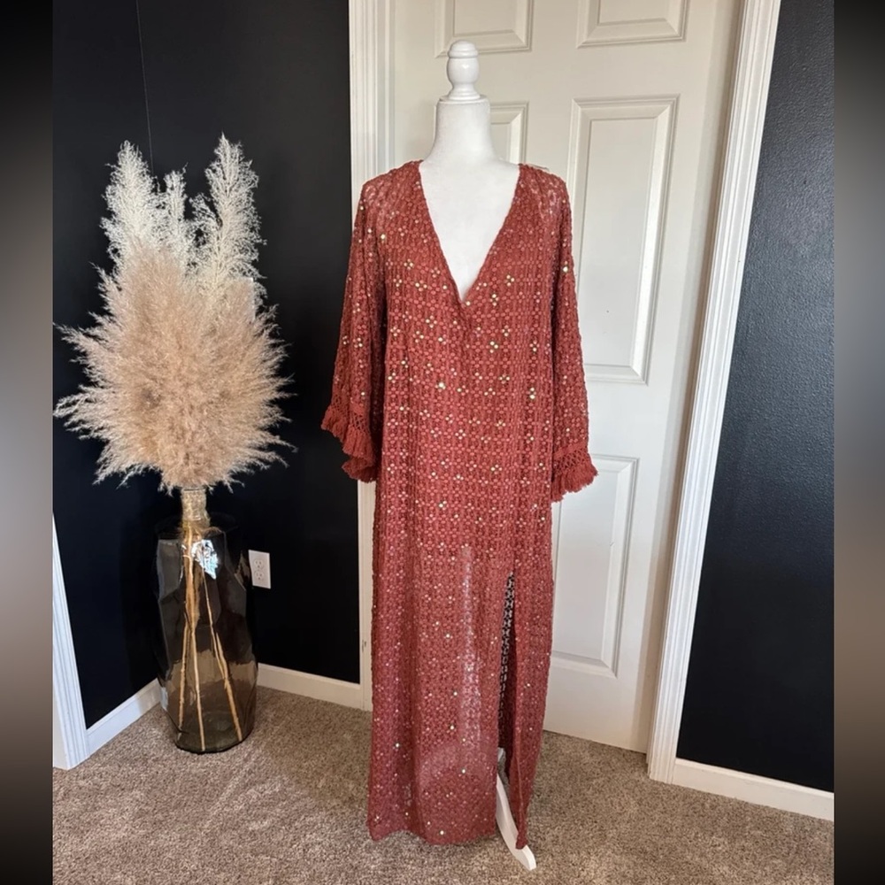 NWT Sundress ROSE LONG DRESS
size Large/XL - Picture 8 of 12